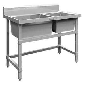 COMMERCIAL KITCHEN DOUBLE SINKS